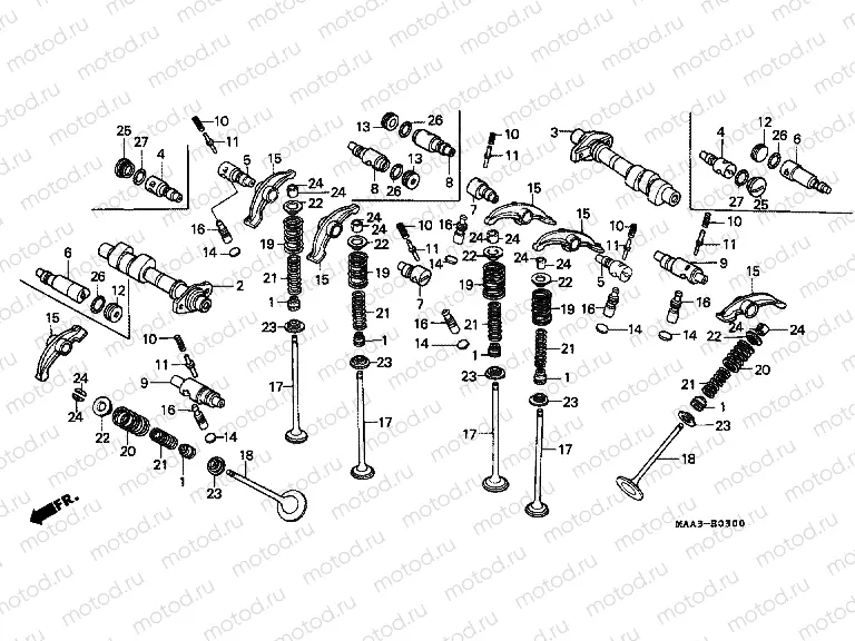 E-3 CAMSHAFT / VALVE