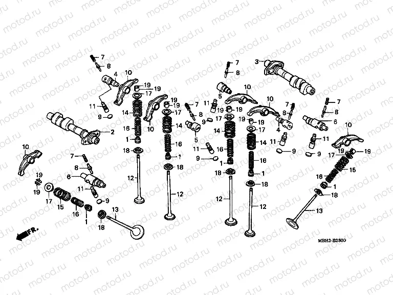 E-3 CAMSHAFT / VALVE