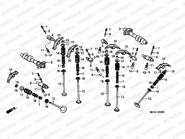 E-3 CAMSHAFT / VALVE