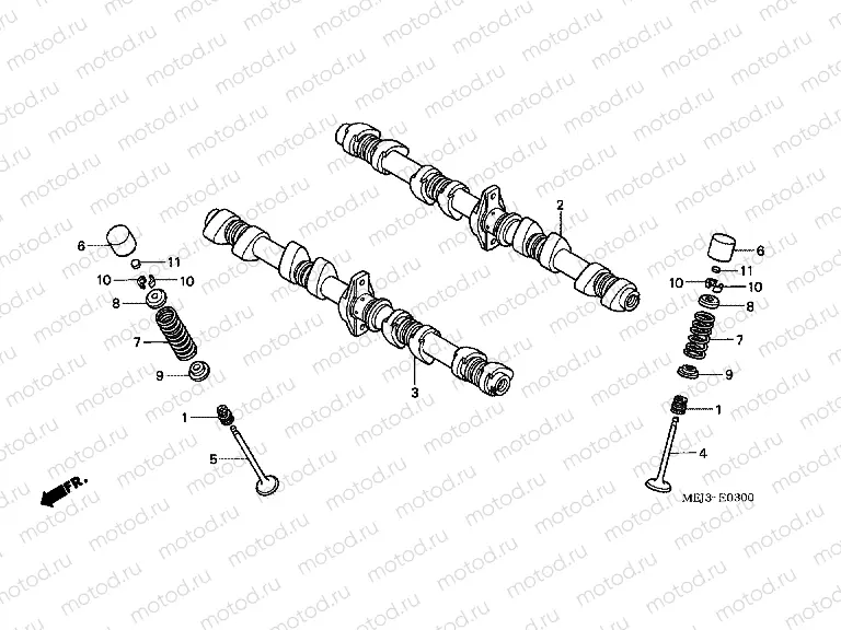 E-3 CAMSHAFT / VALVE