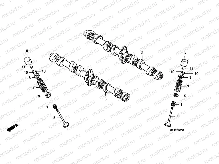 E-3 CAMSHAFT / VALVE