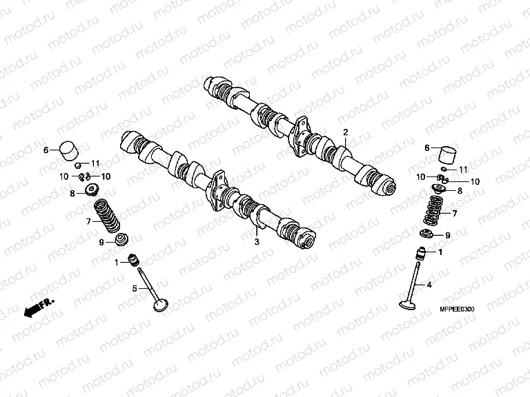 E-3 CAMSHAFT / VALVE