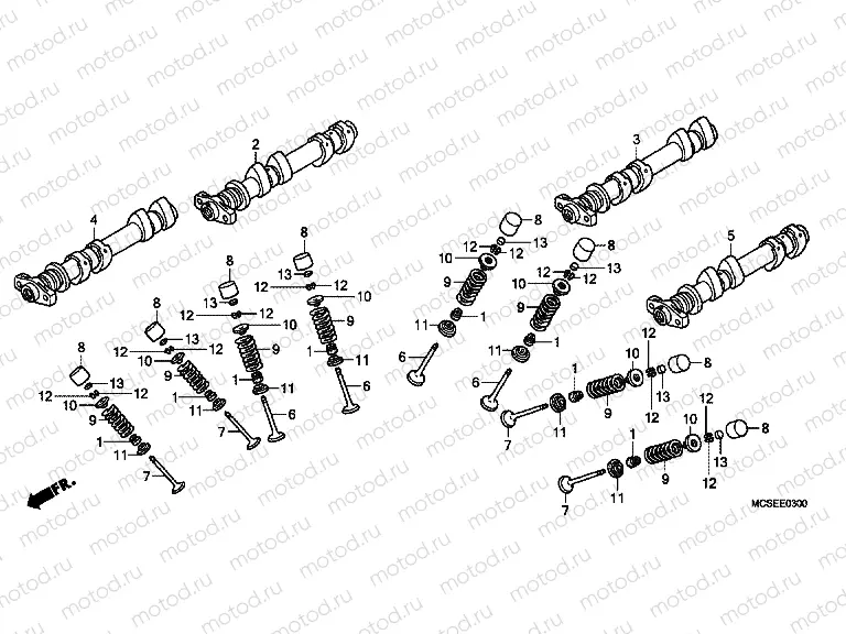 E-3 CAMSHAFT / VALVE