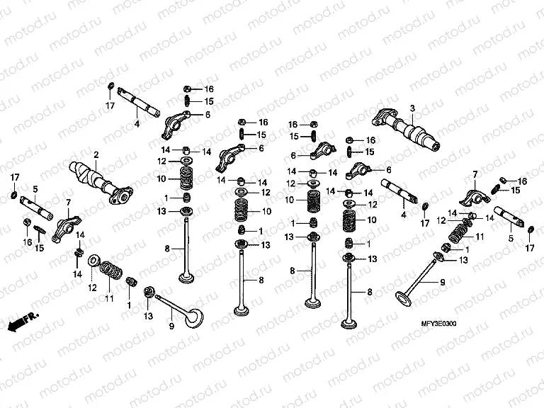 E-3 CAMSHAFT / VALVE