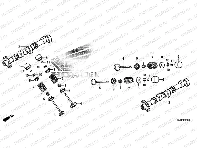 E-3 CAMSHAFT / VALVE