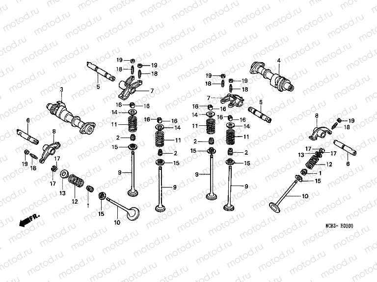 E-3 CAMSHAFT / VALVE