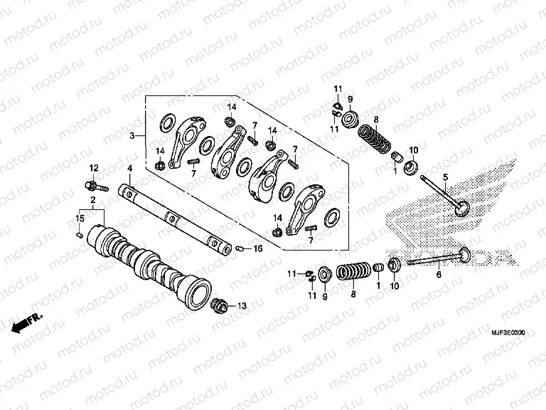 E-3 CAMSHAFT / VALVE