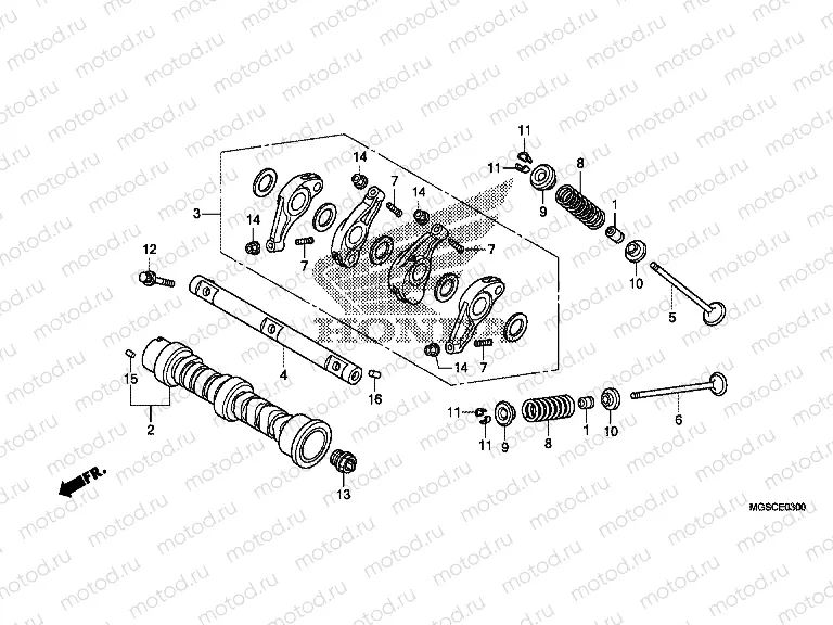 E-3 CAMSHAFT / VALVE