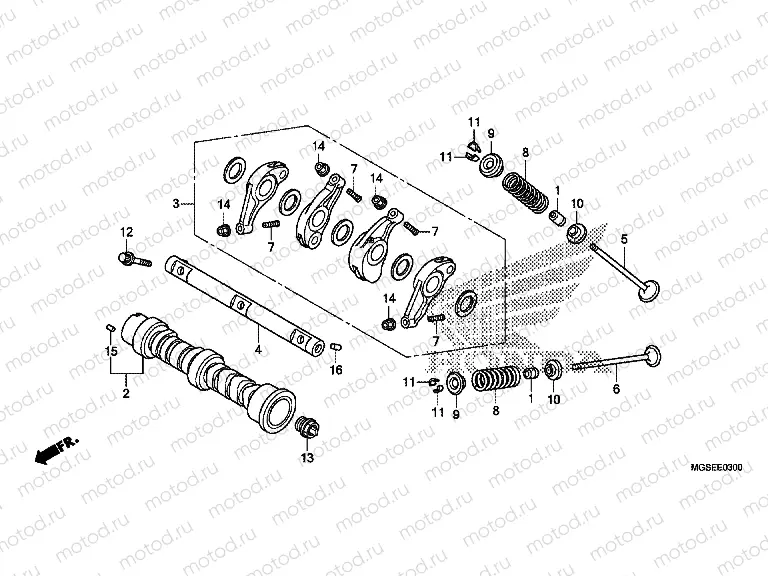 E-3 CAMSHAFT / VALVE