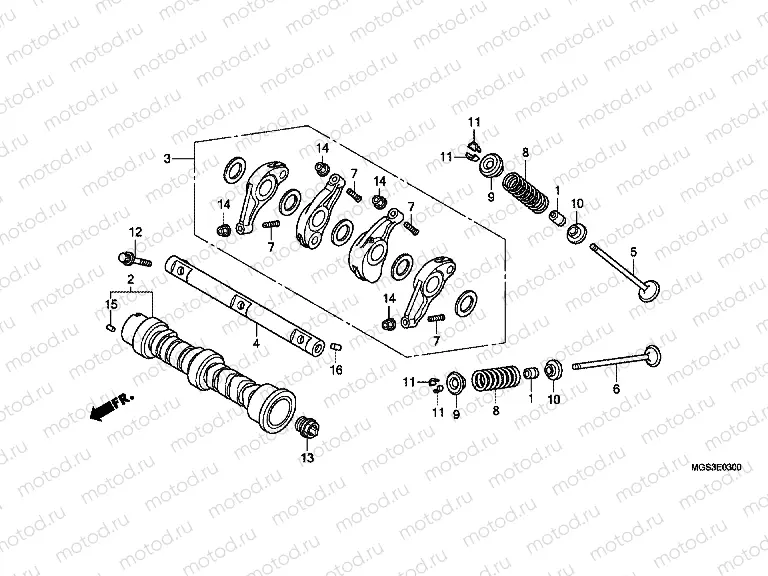 E-3 CAMSHAFT / VALVE