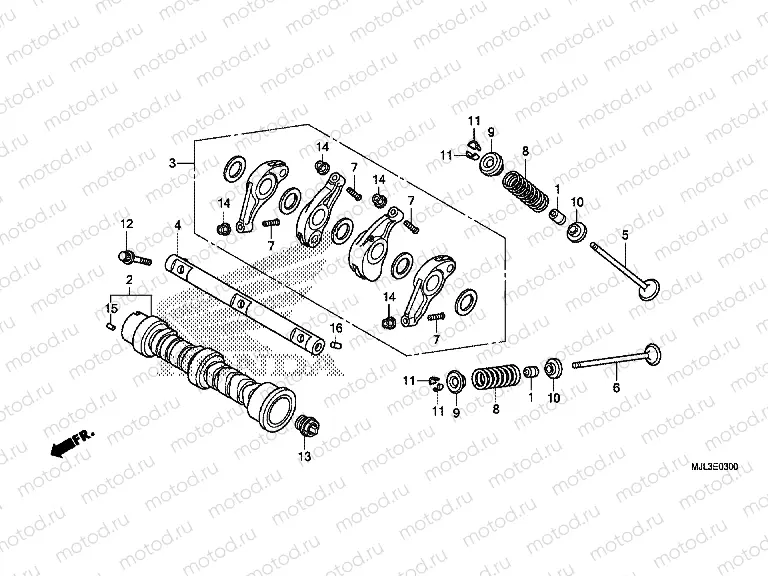 E-3 CAMSHAFT / VALVE