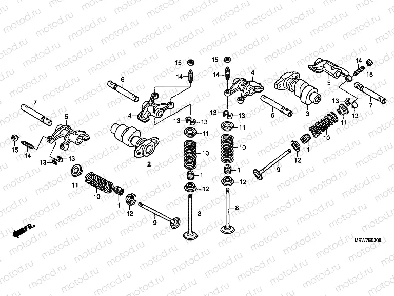 E-3 CAMSHAFT / VALVE