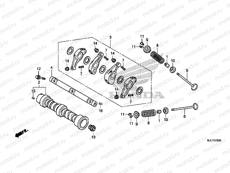 E-3 CAMSHAFT / VALVE