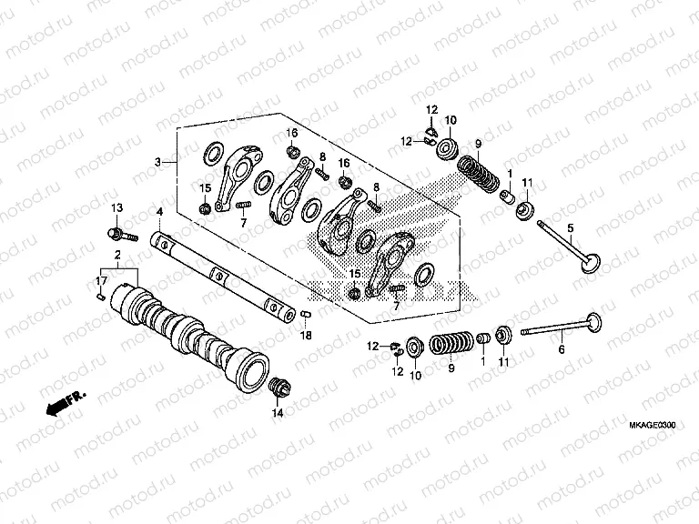 E-3 CAMSHAFT / VALVE