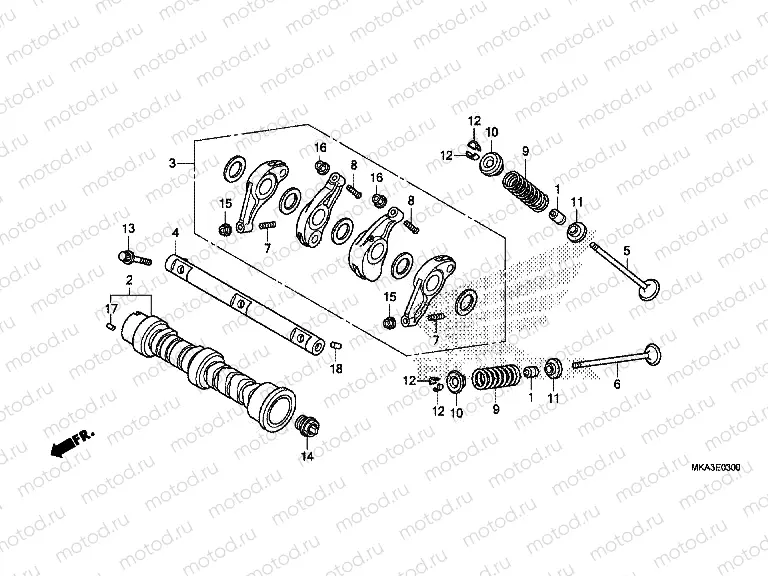 E-3 CAMSHAFT / VALVE