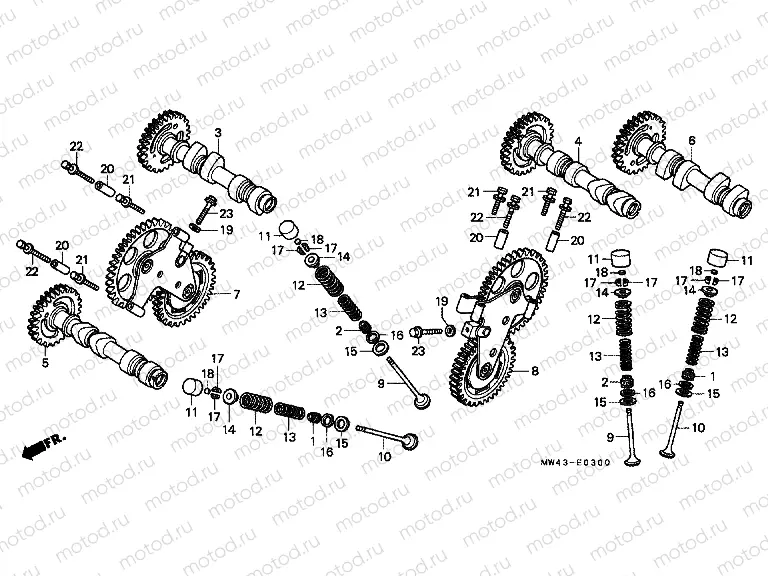E-3 CAMSHAFT / VALVE