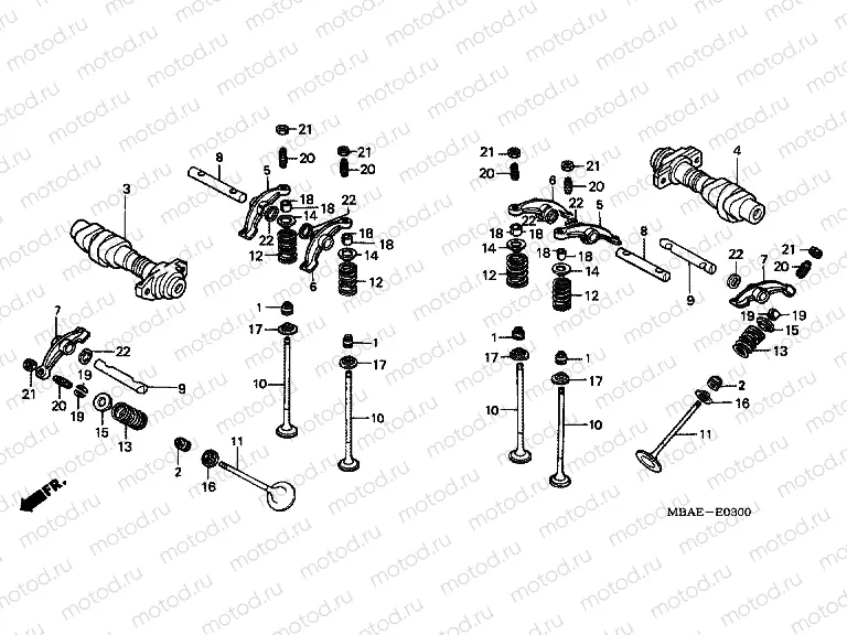 E-3 CAMSHAFT / VALVE
