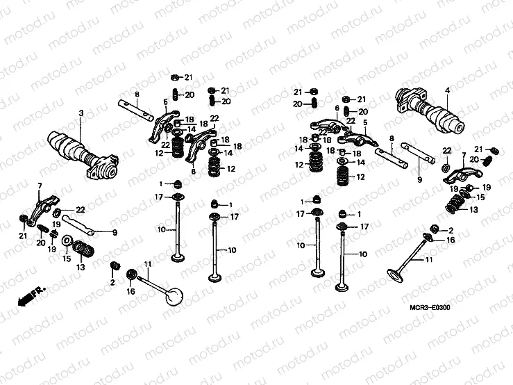 E-3 CAMSHAFT / VALVE