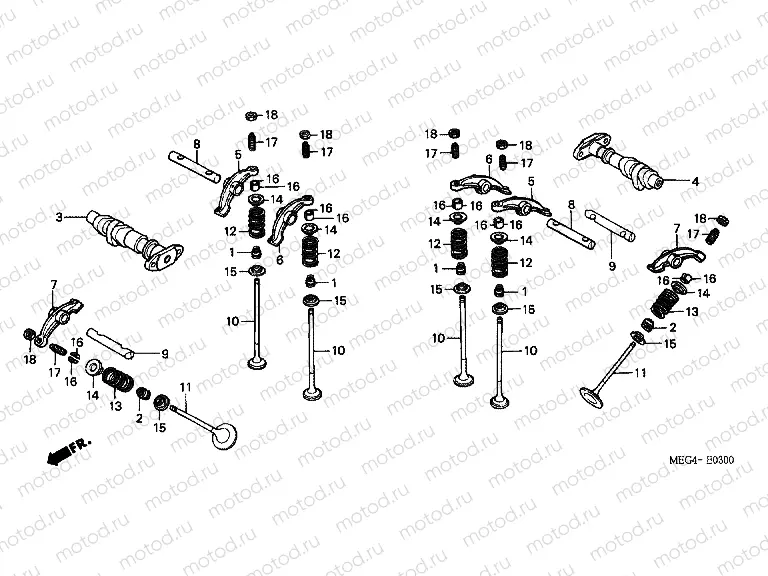 E-3 CAMSHAFT / VALVE