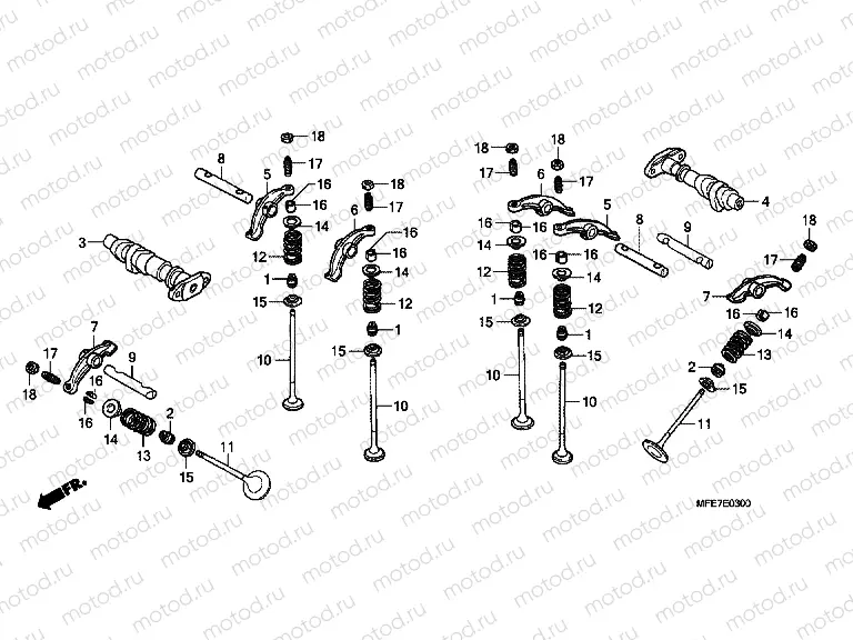 E-3 CAMSHAFT / VALVE