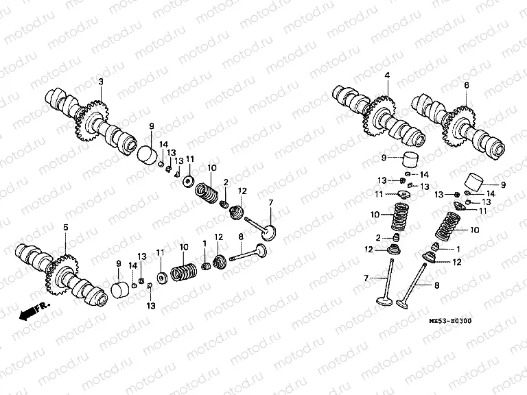 E-3 CAMSHAFT / VALVE