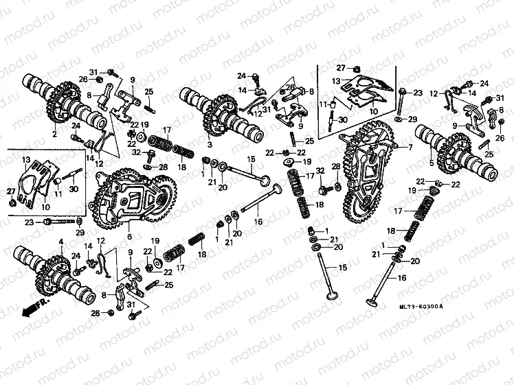 E-3 CAMSHAFT / VALVE