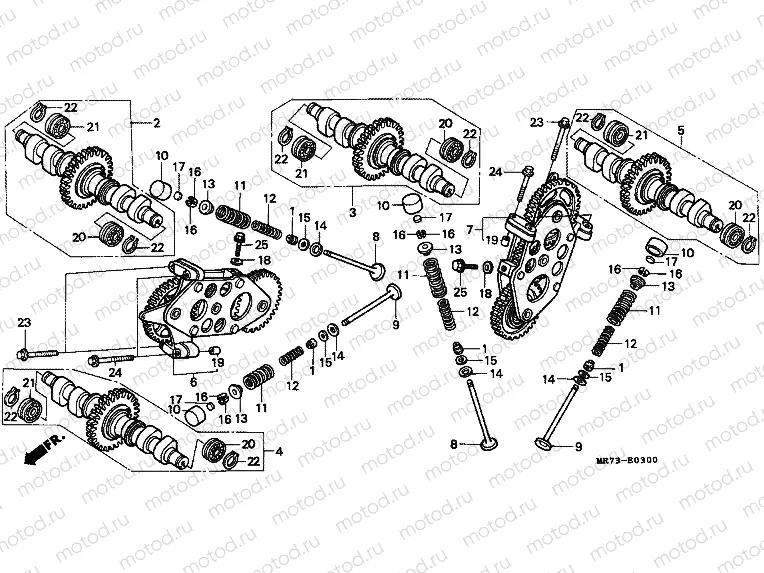 E-3 CAMSHAFT / VALVE