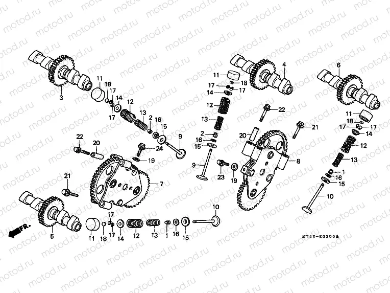 E-3 CAMSHAFT / VALVE