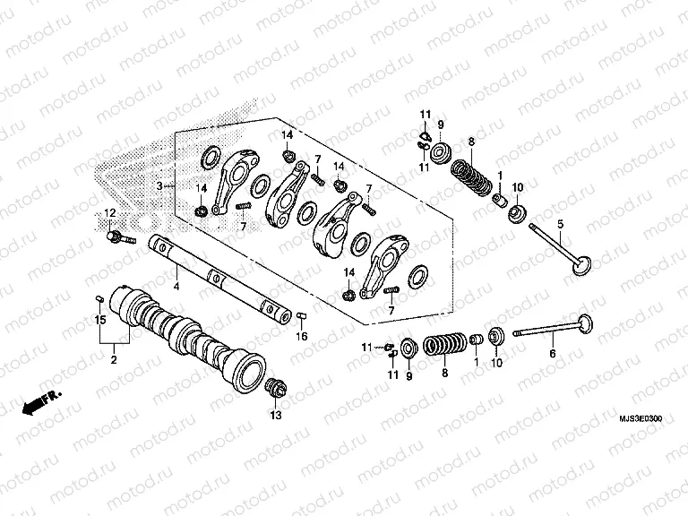 E-3 CAMSHAFT / VALVE
