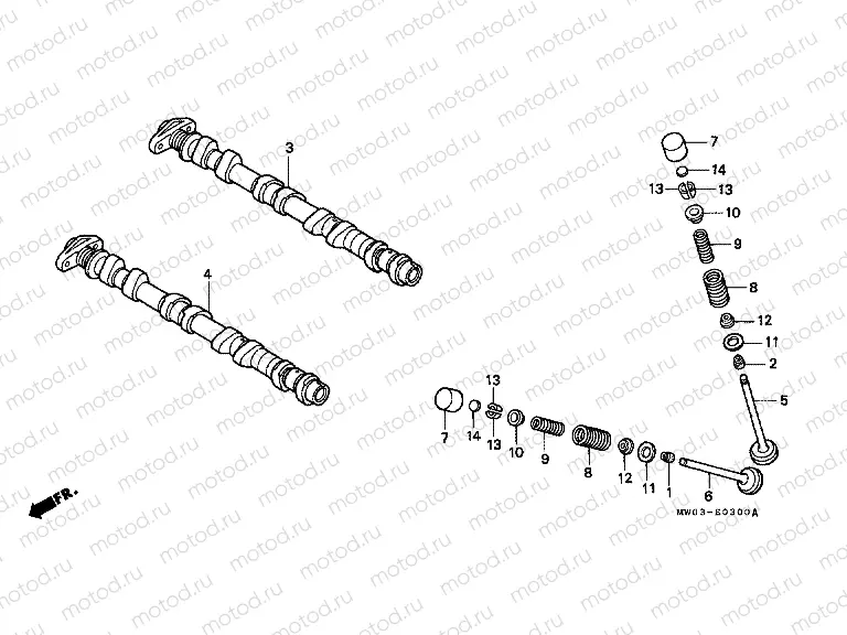 E-3 CAMSHAFT / VALVE