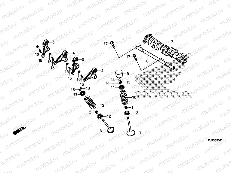 E-3 CAMSHAFT / VALVE