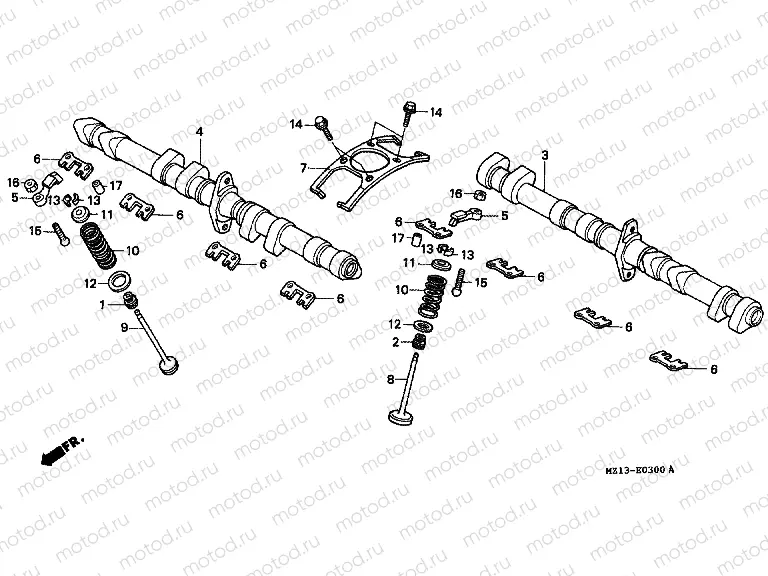 E-3 CAMSHAFT / VALVE