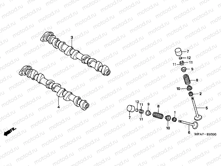 E-3 CAMSHAFT / VALVE