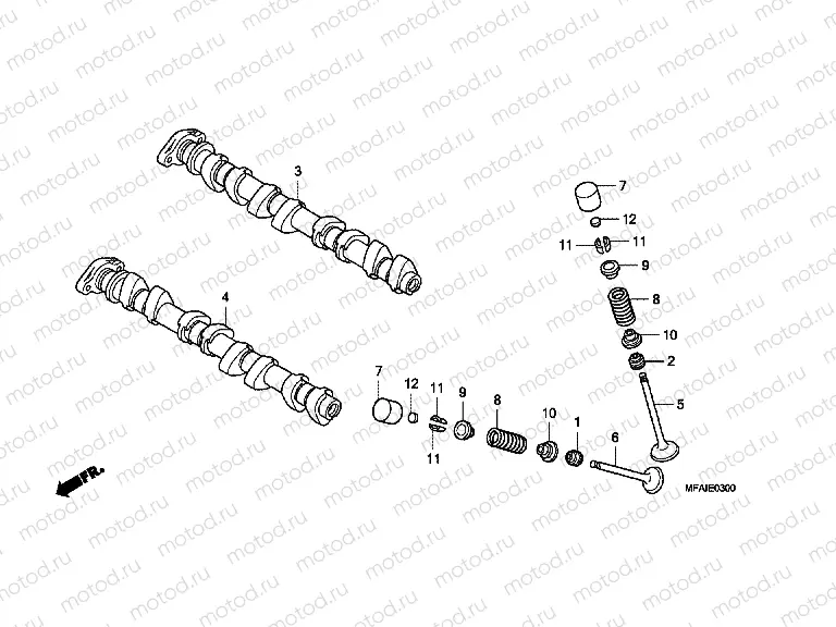 E-3 CAMSHAFT / VALVE