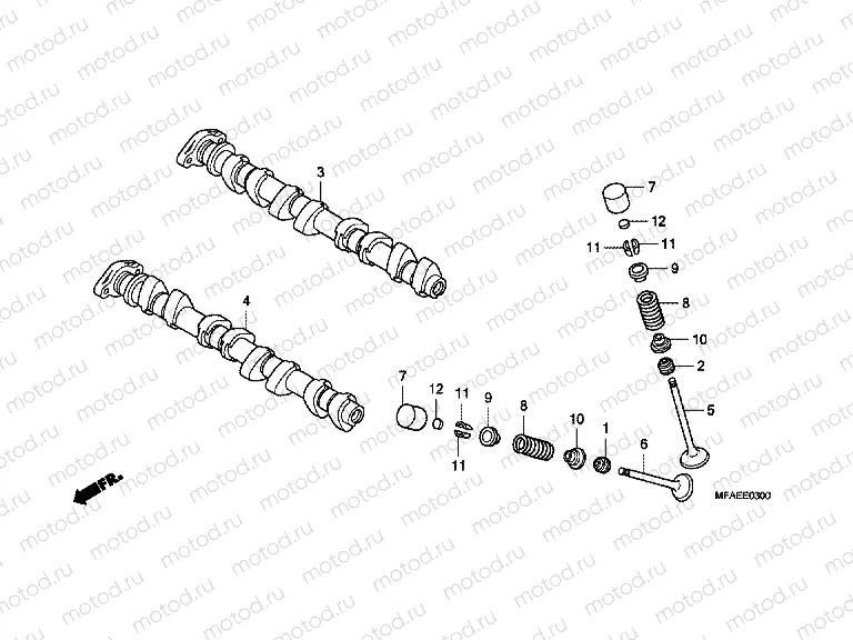 E-3 CAMSHAFT / VALVE