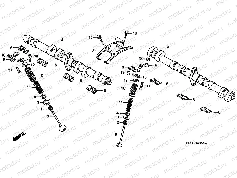 E-3 CAMSHAFT / VALVE
