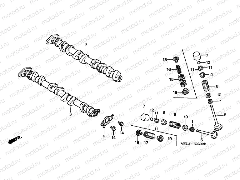 E-3 CAMSHAFT / VALVE