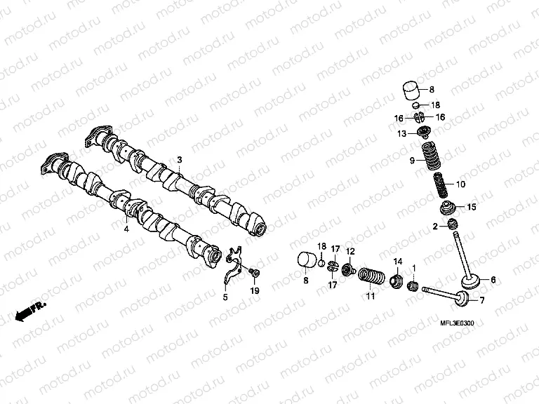 E-3 CAMSHAFT / VALVE