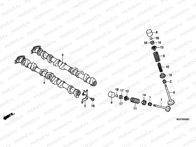 E-3 CAMSHAFT / VALVE
