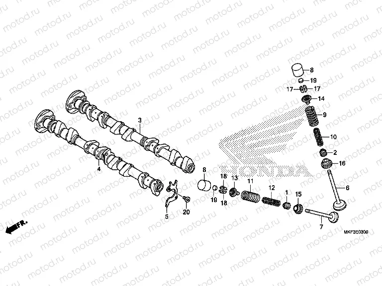 E-3 CAMSHAFT / VALVE