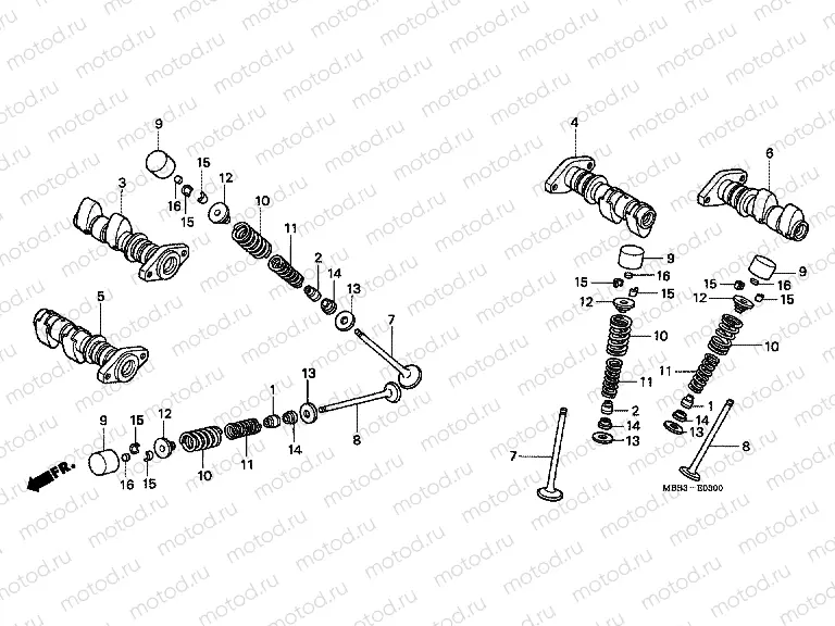 E-3 CAMSHAFT / VALVE