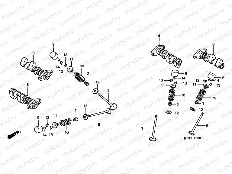 E-3 CAMSHAFT / VALVE