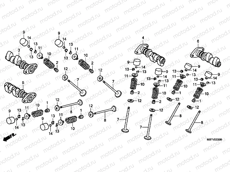 E-3 CAMSHAFT / VALVE