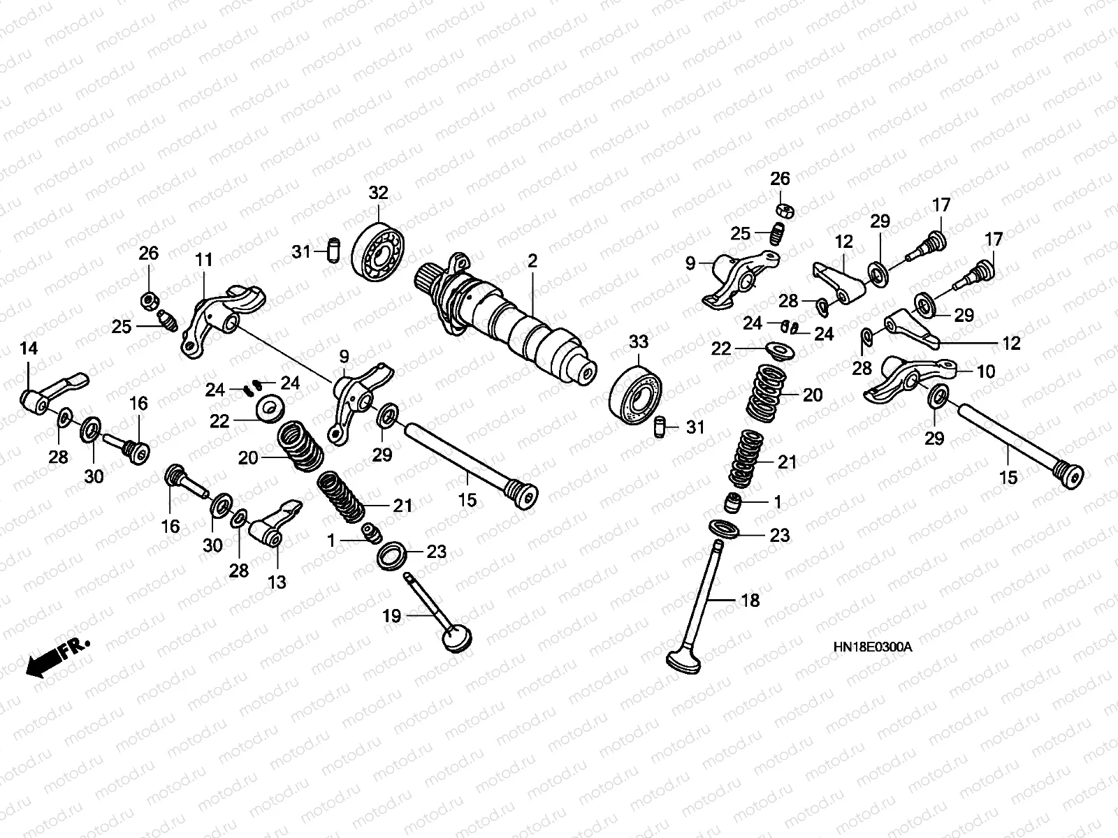 E-3 CAMSHAFT / VALVE