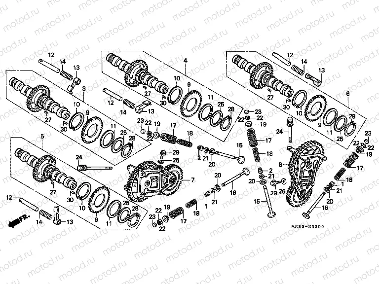 E-3 CAMSHAFT / VALVE