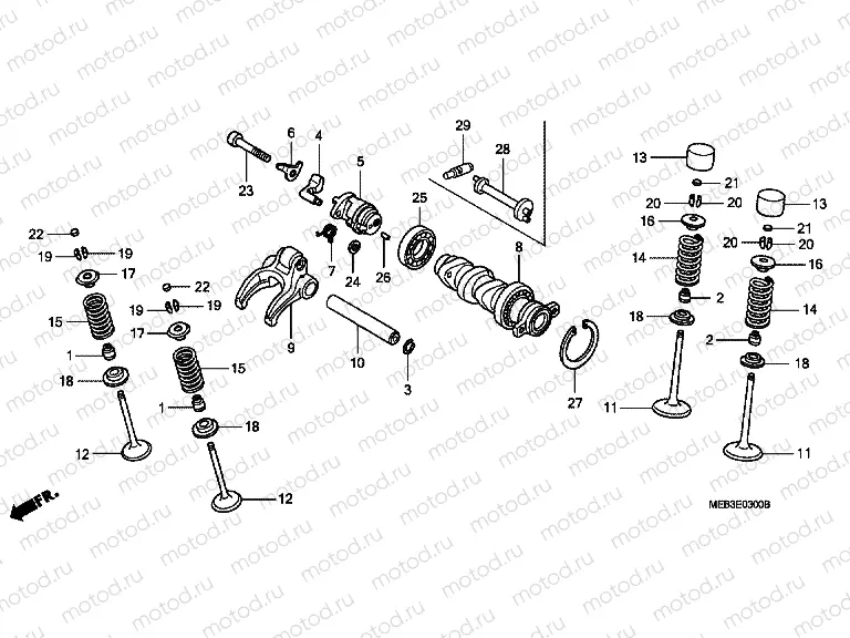 E-3 CAMSHAFT / VALVE
