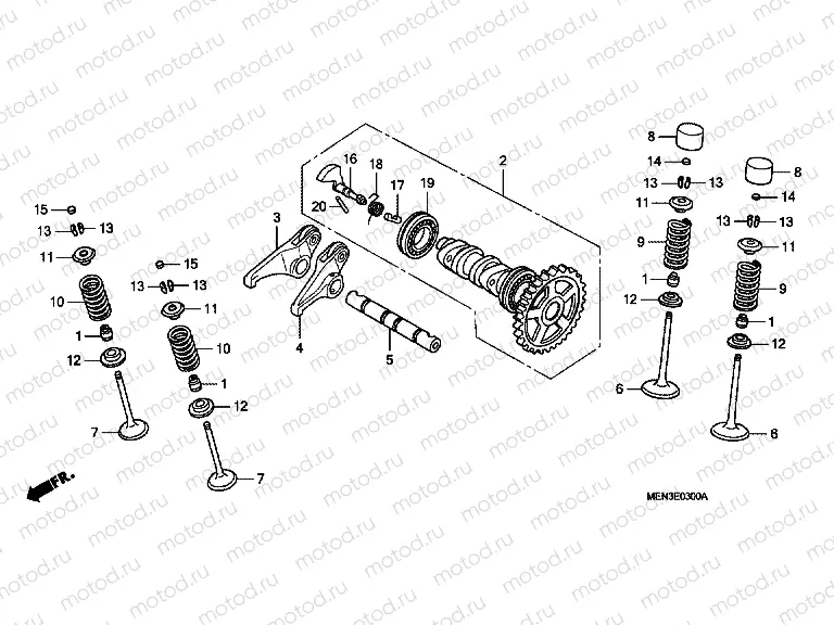E-3 CAMSHAFT / VALVE