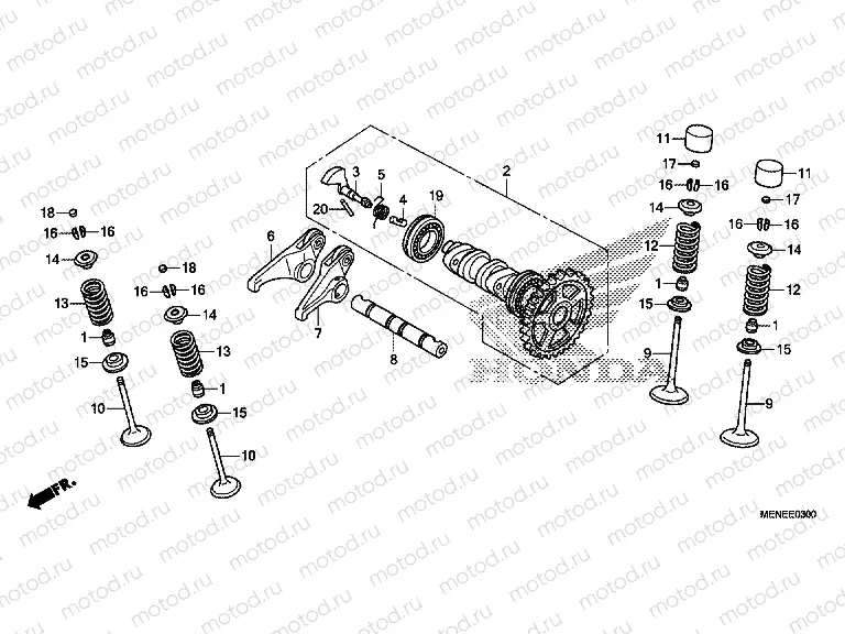 E-3 CAMSHAFT / VALVE