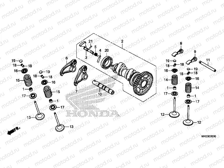 E-3 CAMSHAFT / VALVE