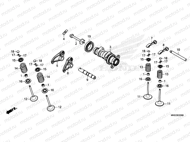 E-3 CAMSHAFT & VALVE